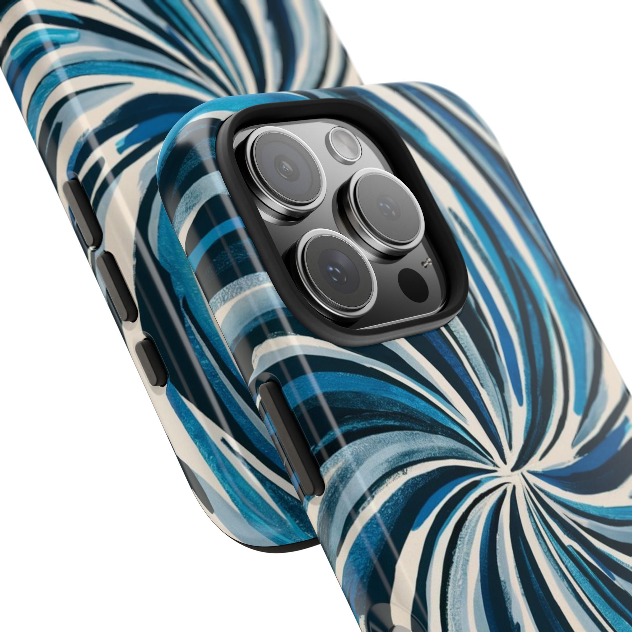 Whirpool - Tough Case for iPhone 14, 15, 16 - Spruced Roost