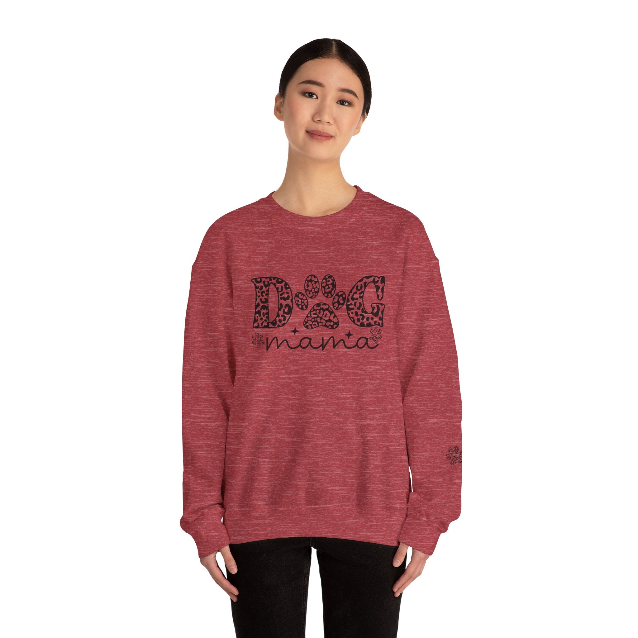 Dog Mama Women's Heavy Blend™ Crewneck Sweatshirt