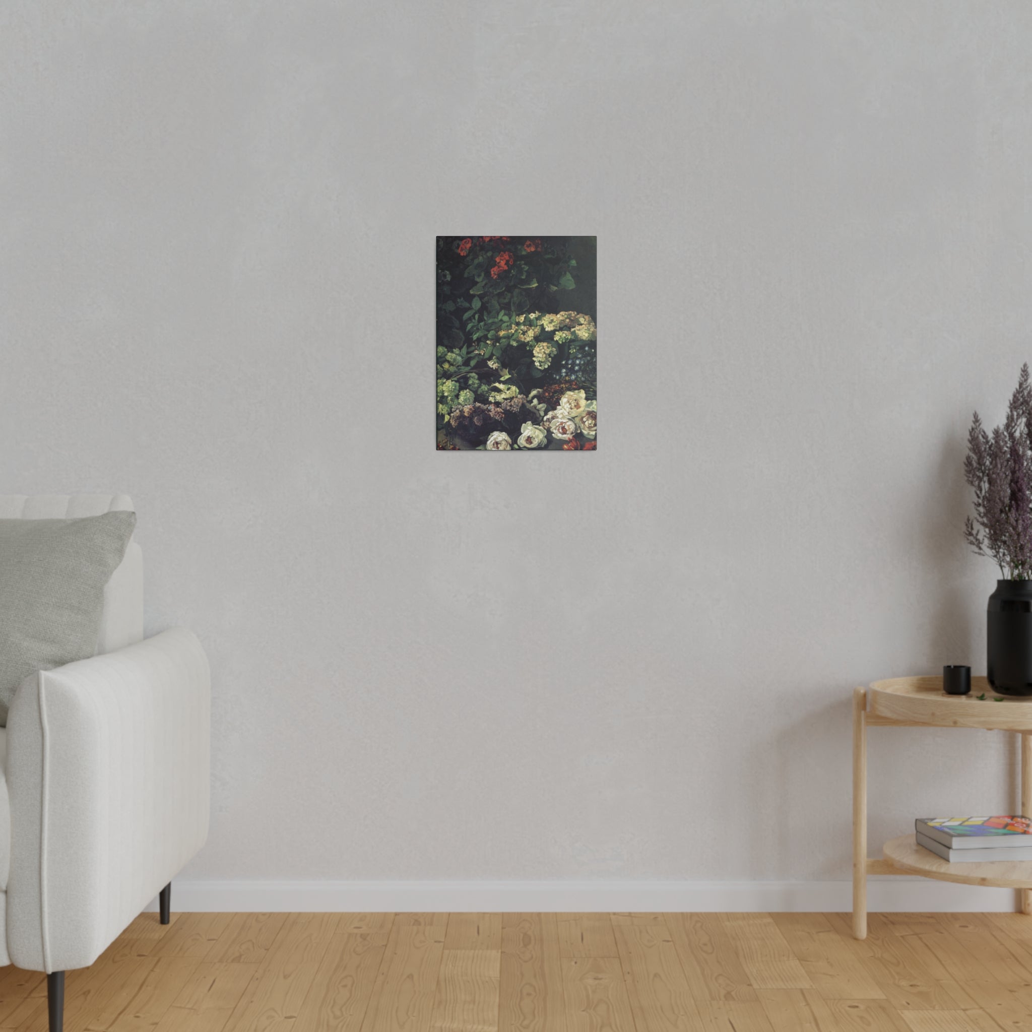 Spring Flowers - Claude Monet - Matte Canvas, Stretched, 0.75" - Spruced Roost