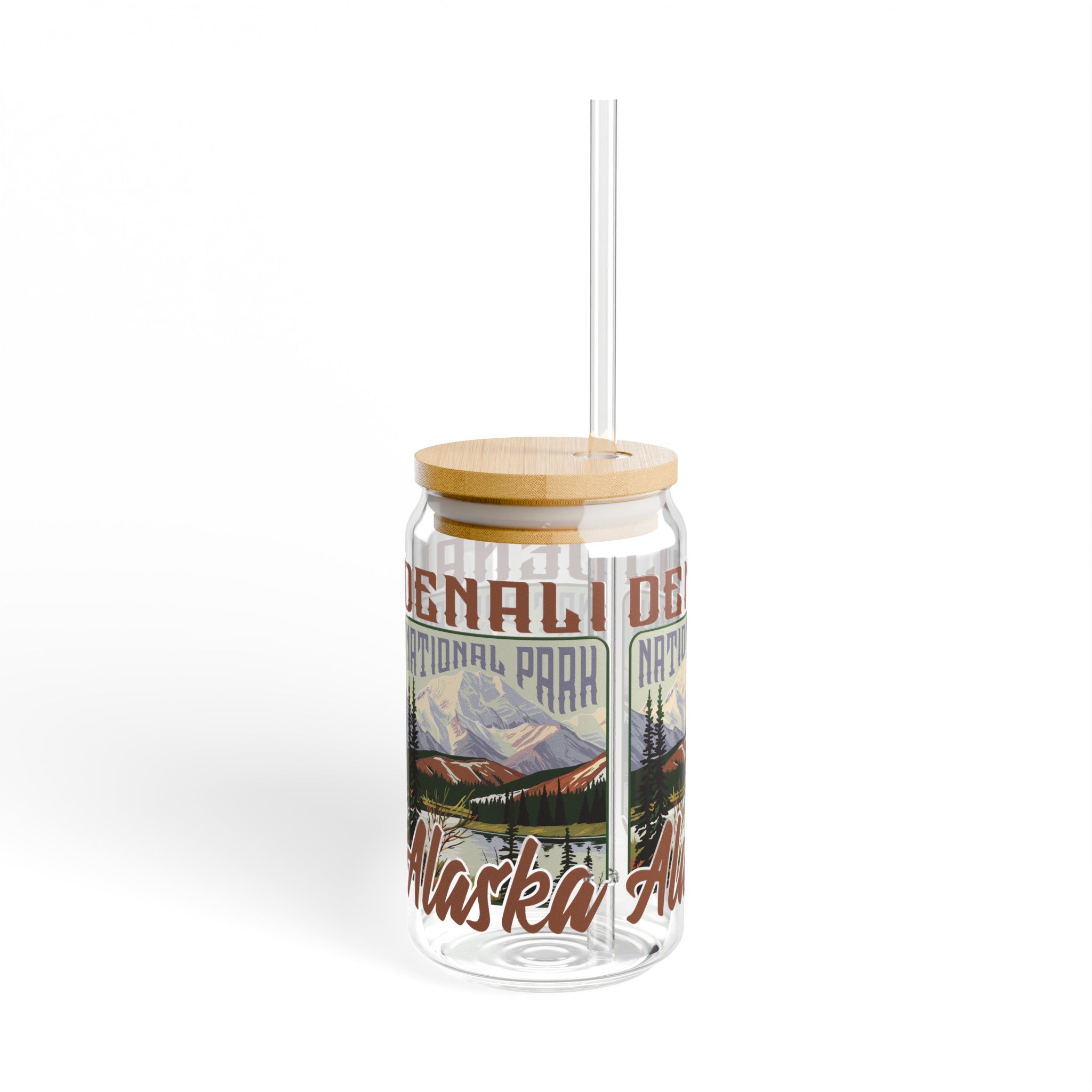 Denali National Park Alaska - Sipper Glass, 16oz