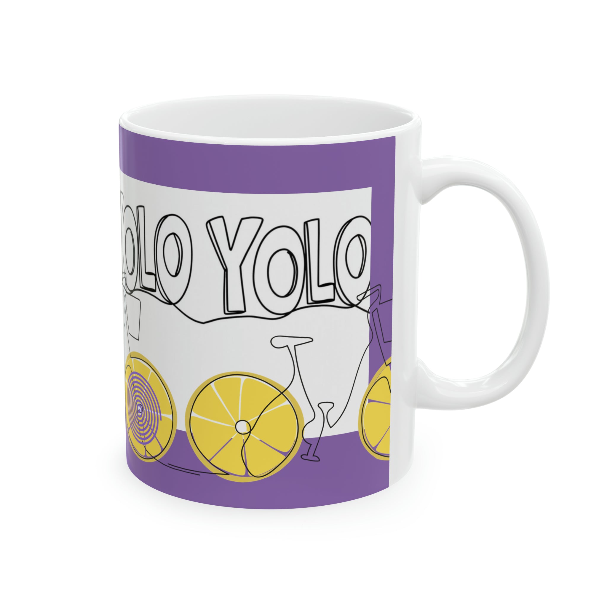 YOLO - You only live Once Ceramic Mug, 11oz