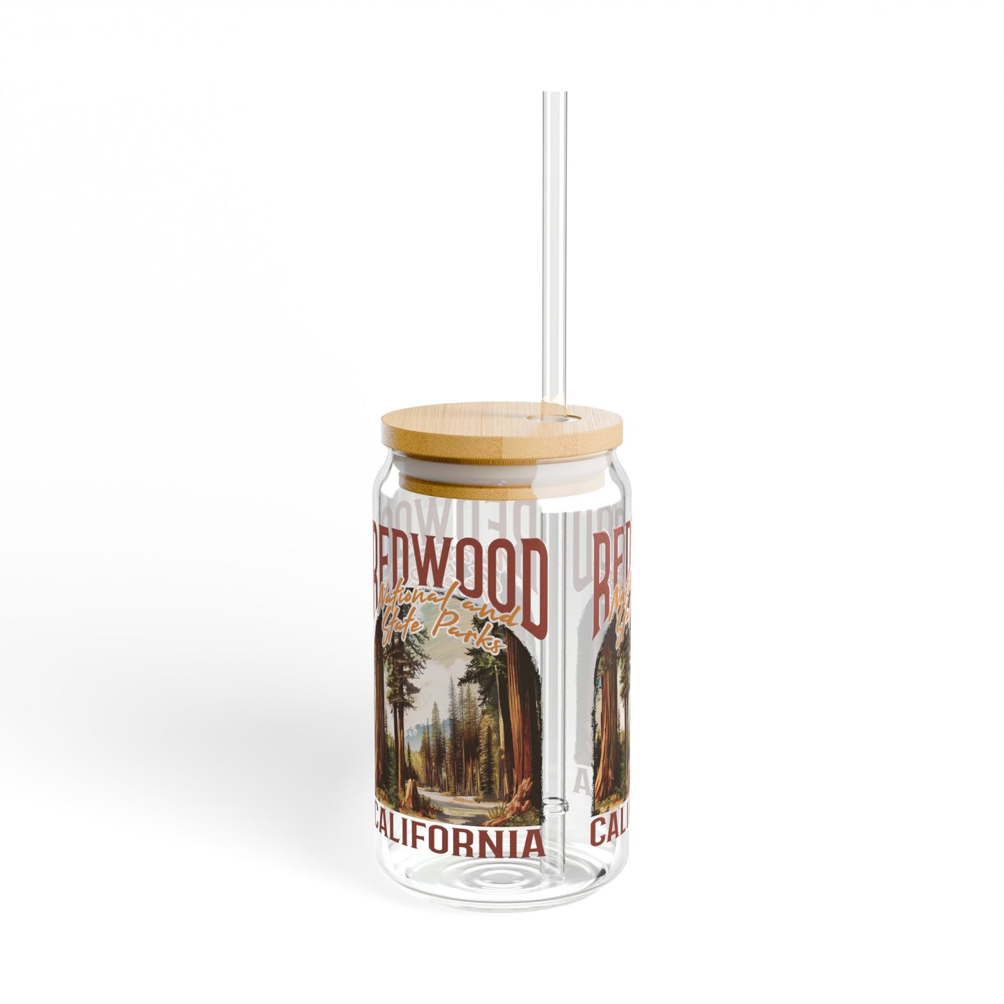 Redwood California - Sipper Glass, 16oz