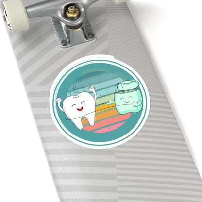 Dental Rodeo Lasso your tooth! Kiss-Cut Stickers