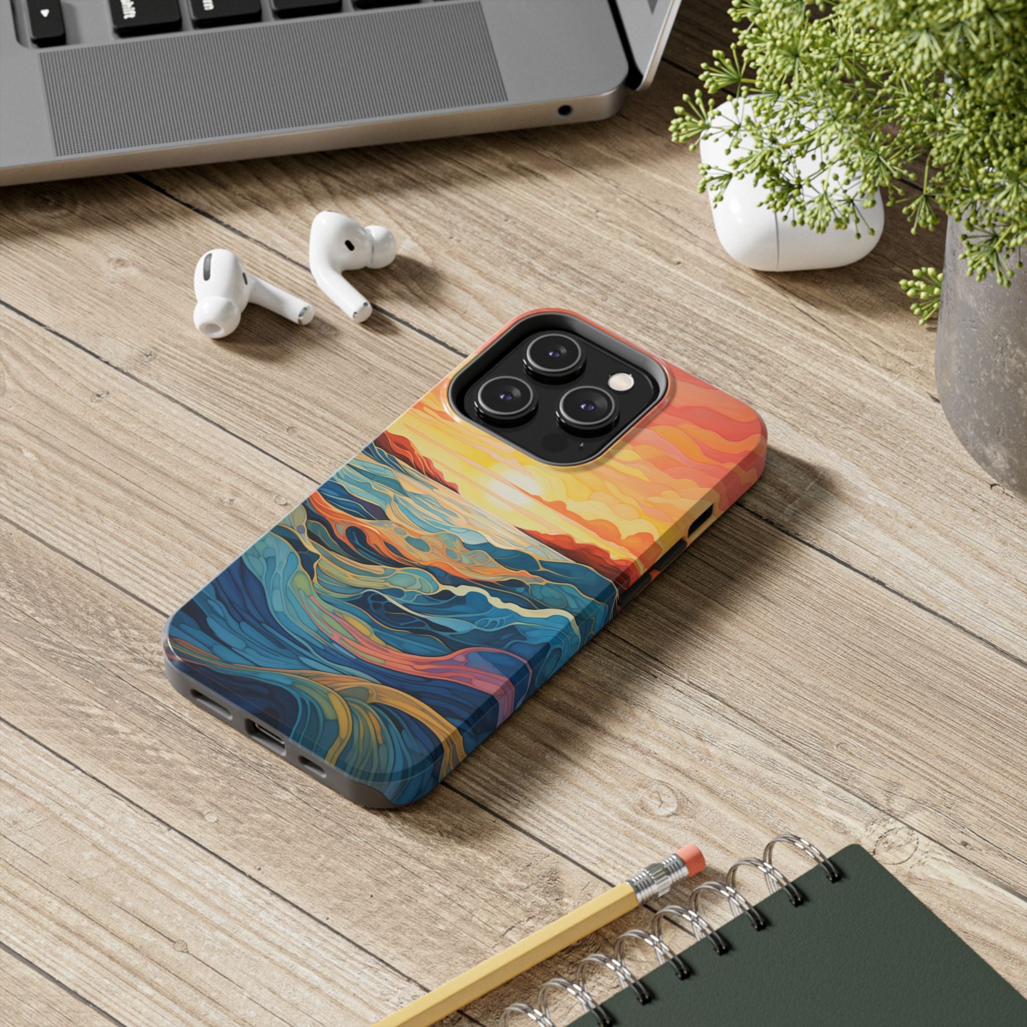 Sunset Swell - Tough Case for iPhone 14, 15, 16