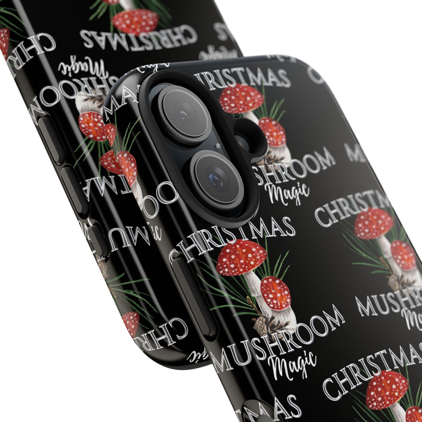 Merry Mushroom Christmas - Tough Case for iPhone 14, 15, 16