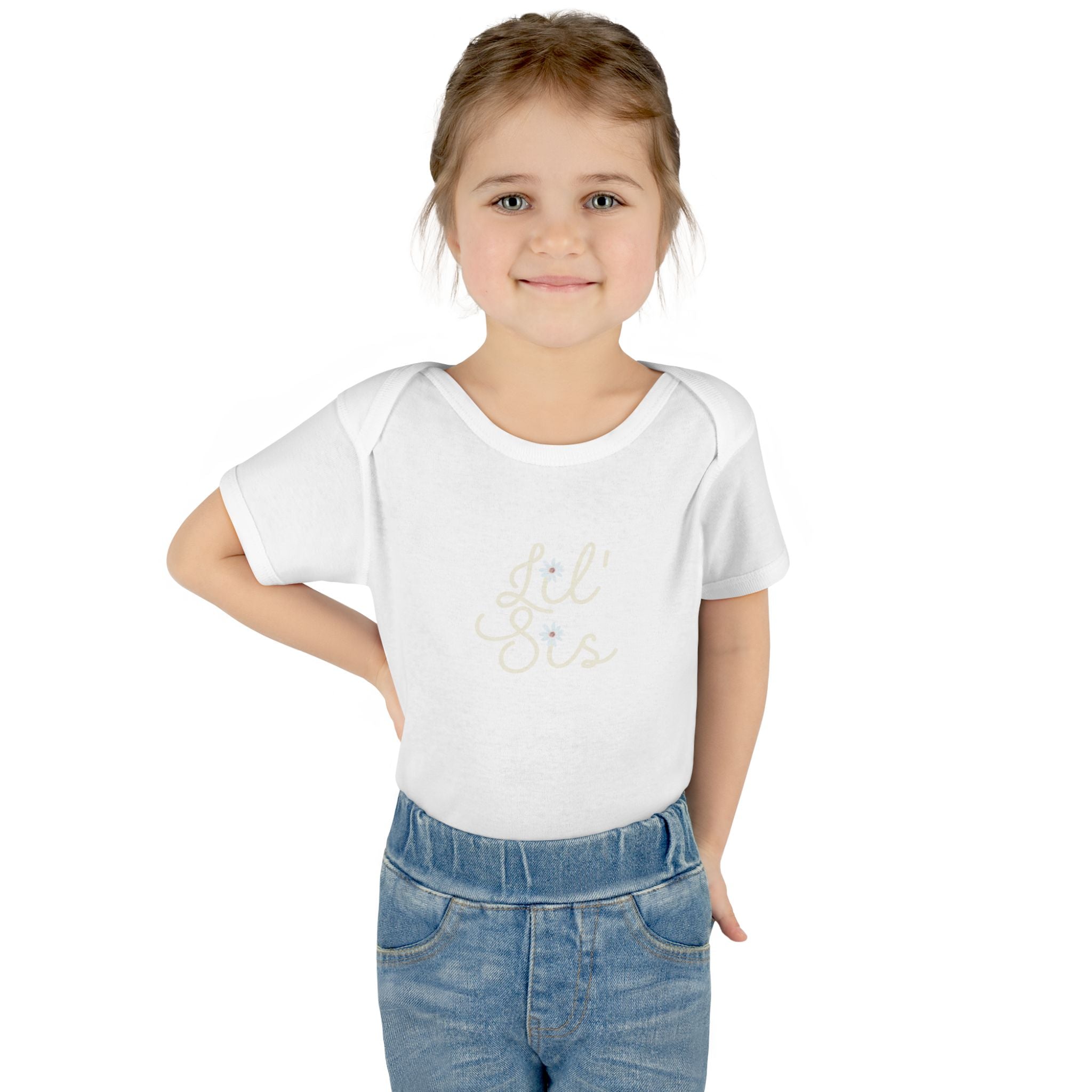Lil' Sis Infant Baby Bodysuit - Cute Baby Clothes for Newborns