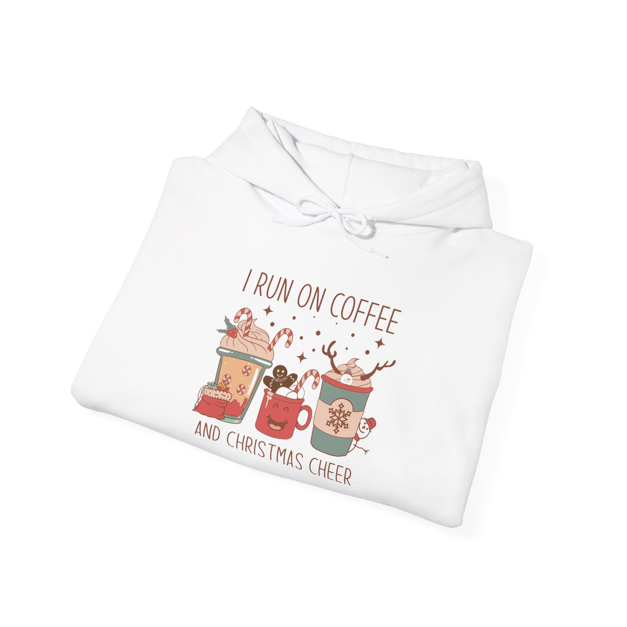 I run on Coffee - Unisex Heavy Blend™ Hooded Sweatshirt - Spruced Roost