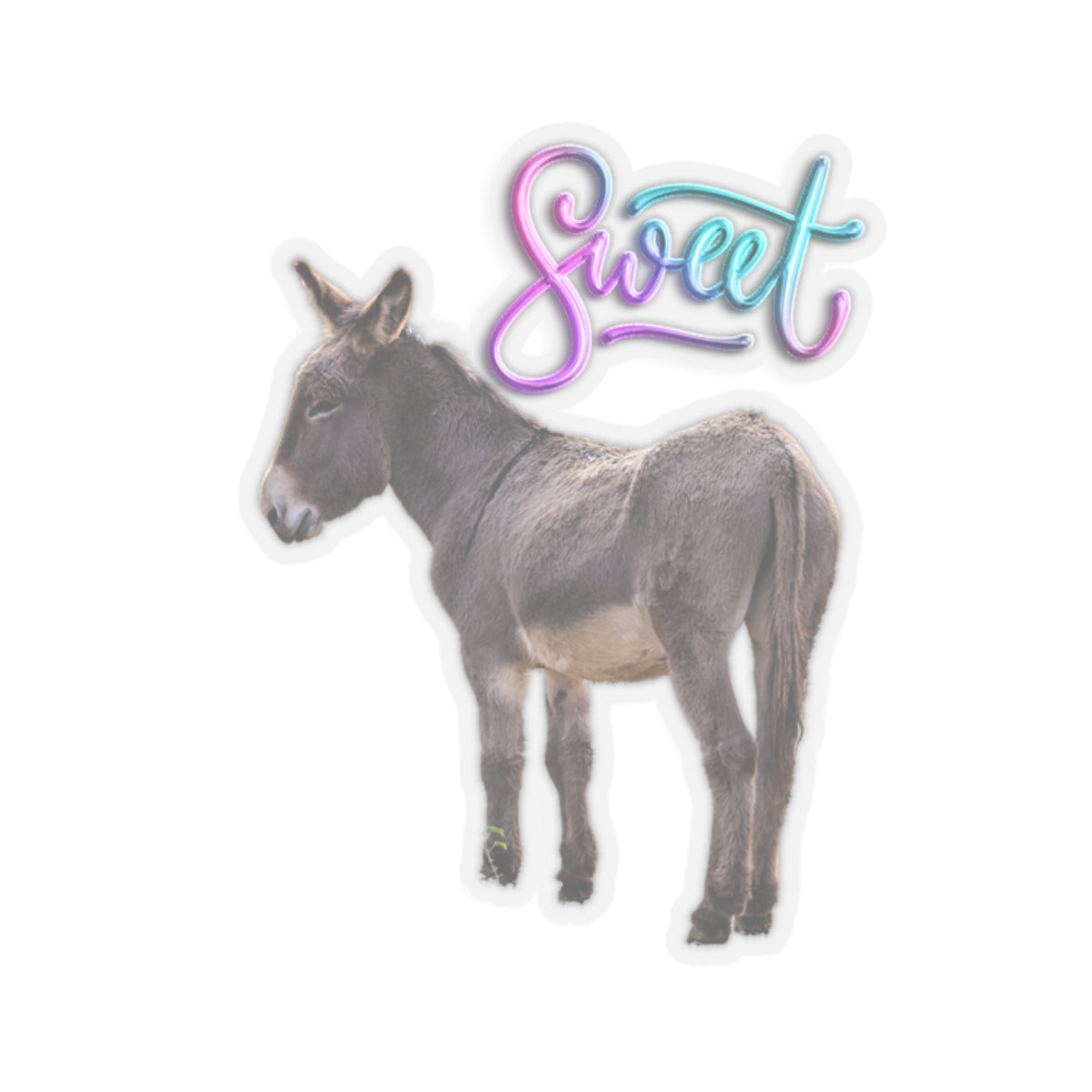 Sweet Ass Donkey - Kiss-Cut Stickers