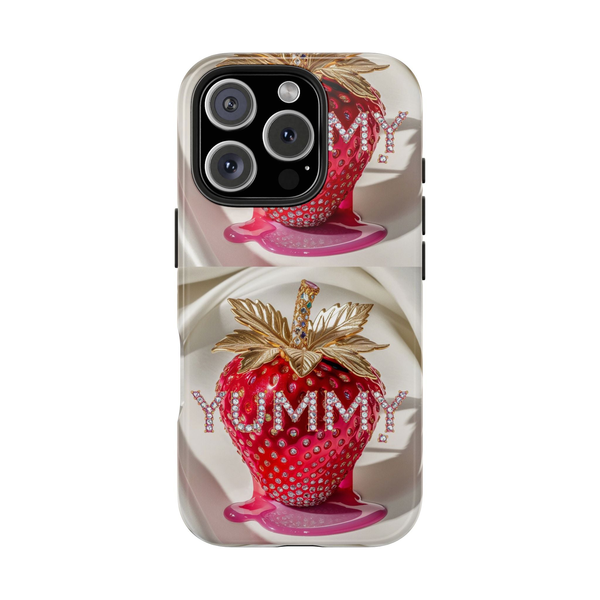 Strawberry Yummy - Tough Case for iPhone 14, 15, 16 - Spruced Roost