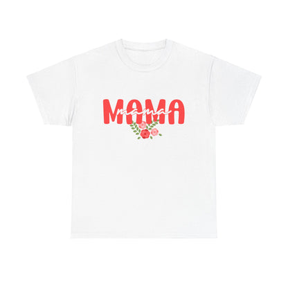 Floral Mama Colorful Unisex Heavy Cotton Tee