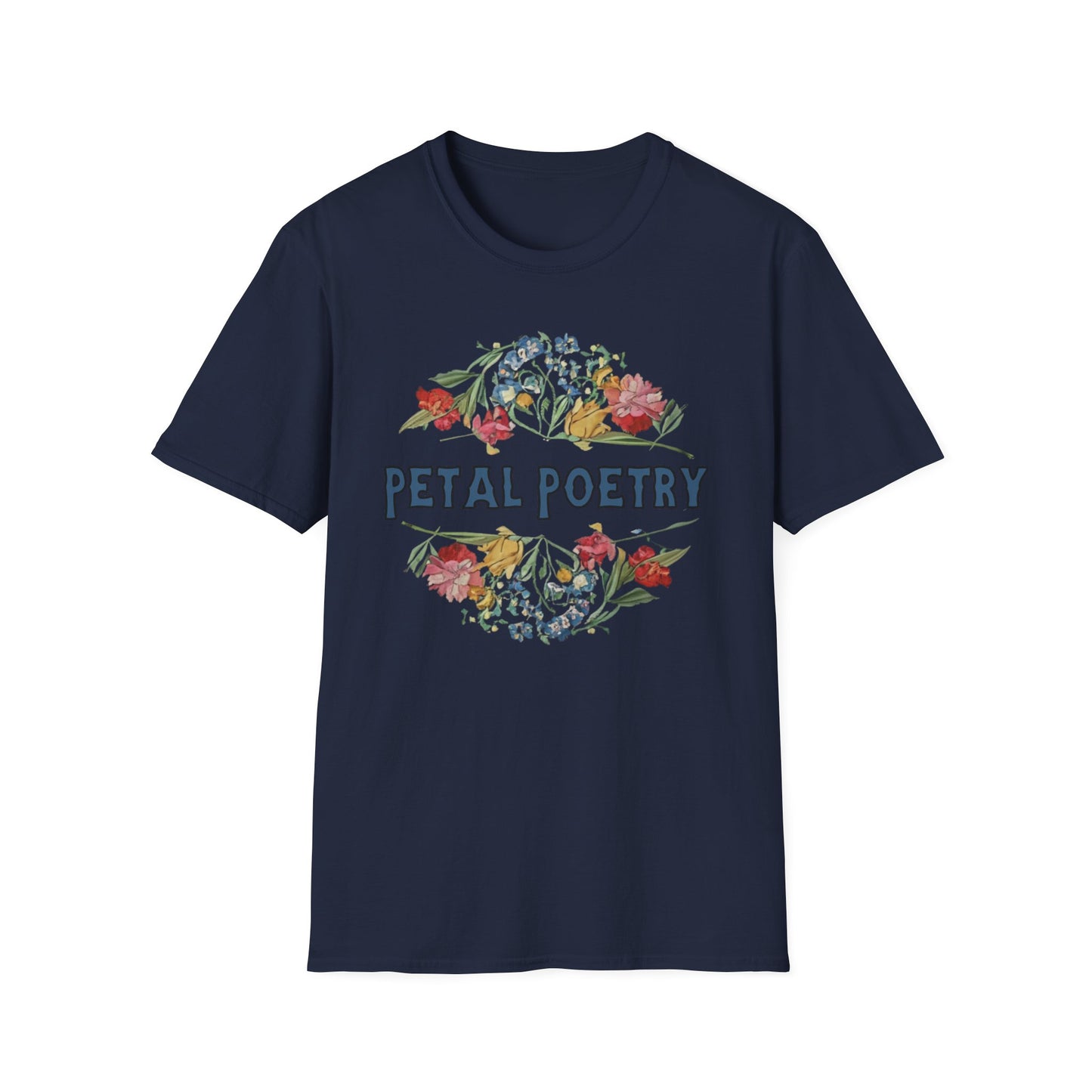 Petal Poetry Unisex Softstyle T-Shirt - S-3XL