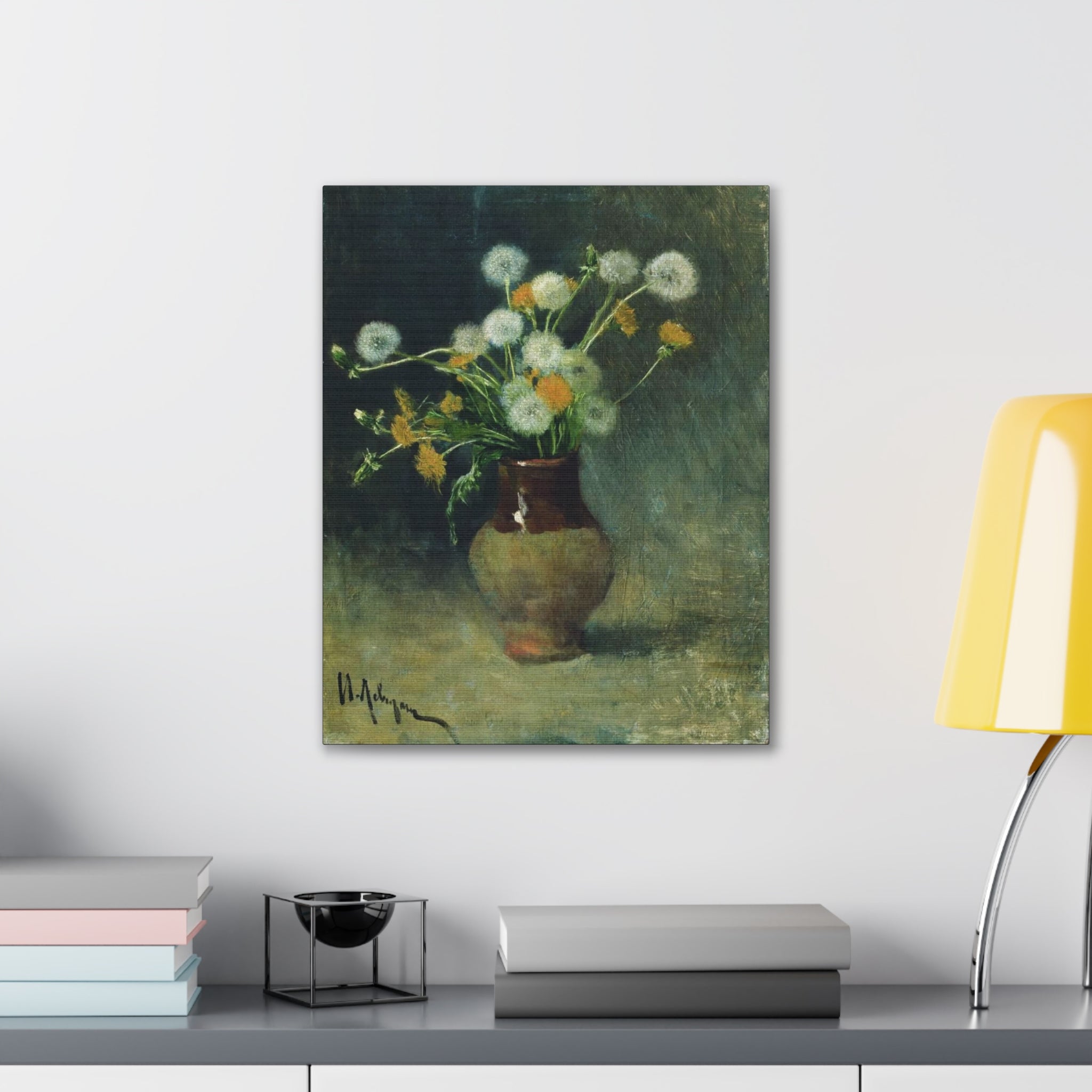 Isaac Levitan Dandelions -1889  Canvas Stretched, 0.75" - Spruced Roost