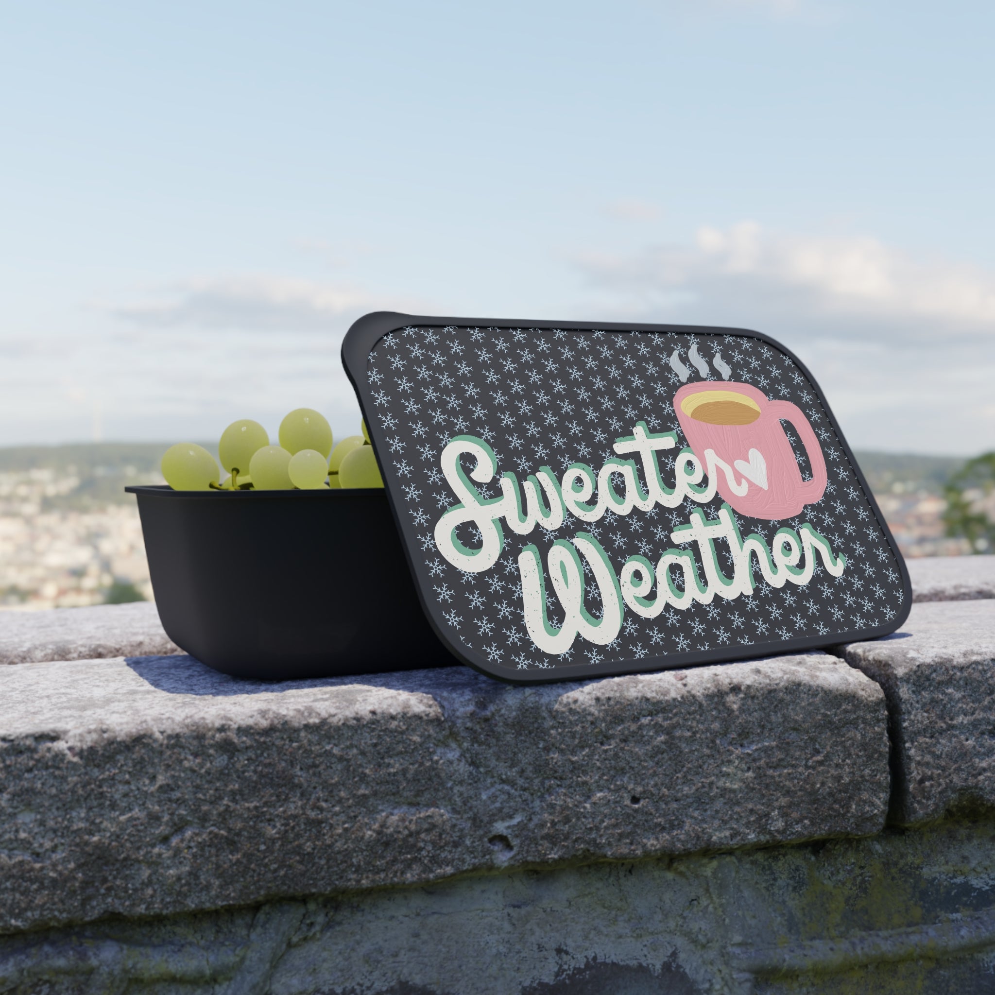 Sweater Weather - PLA Bento Box with Band and Utensils