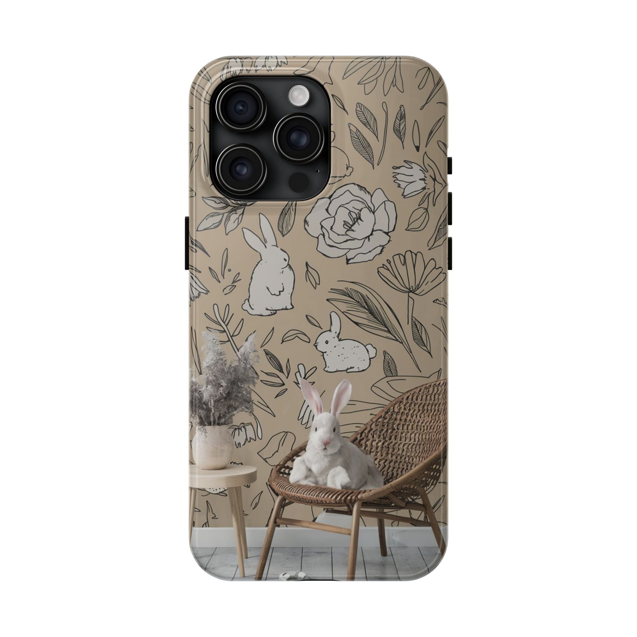 Bunny Business - Tough Case for iPhone 14, 15, 16 - Spruced Roost