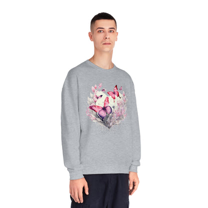 Two Butterflies Unisex NuBlend® Crewneck Sweatshirt