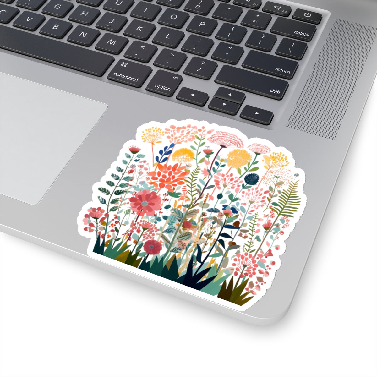 Wildflowers Blooming Kiss-Cut Stickers