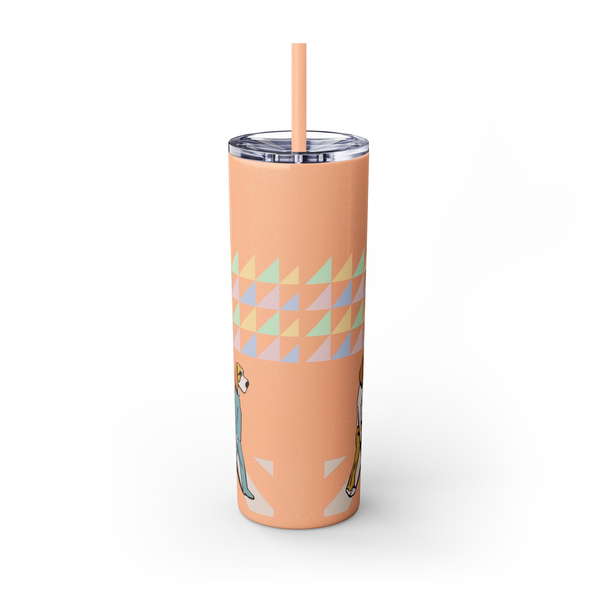 The Beagles - Skinny Tumbler with Straw, 20oz
