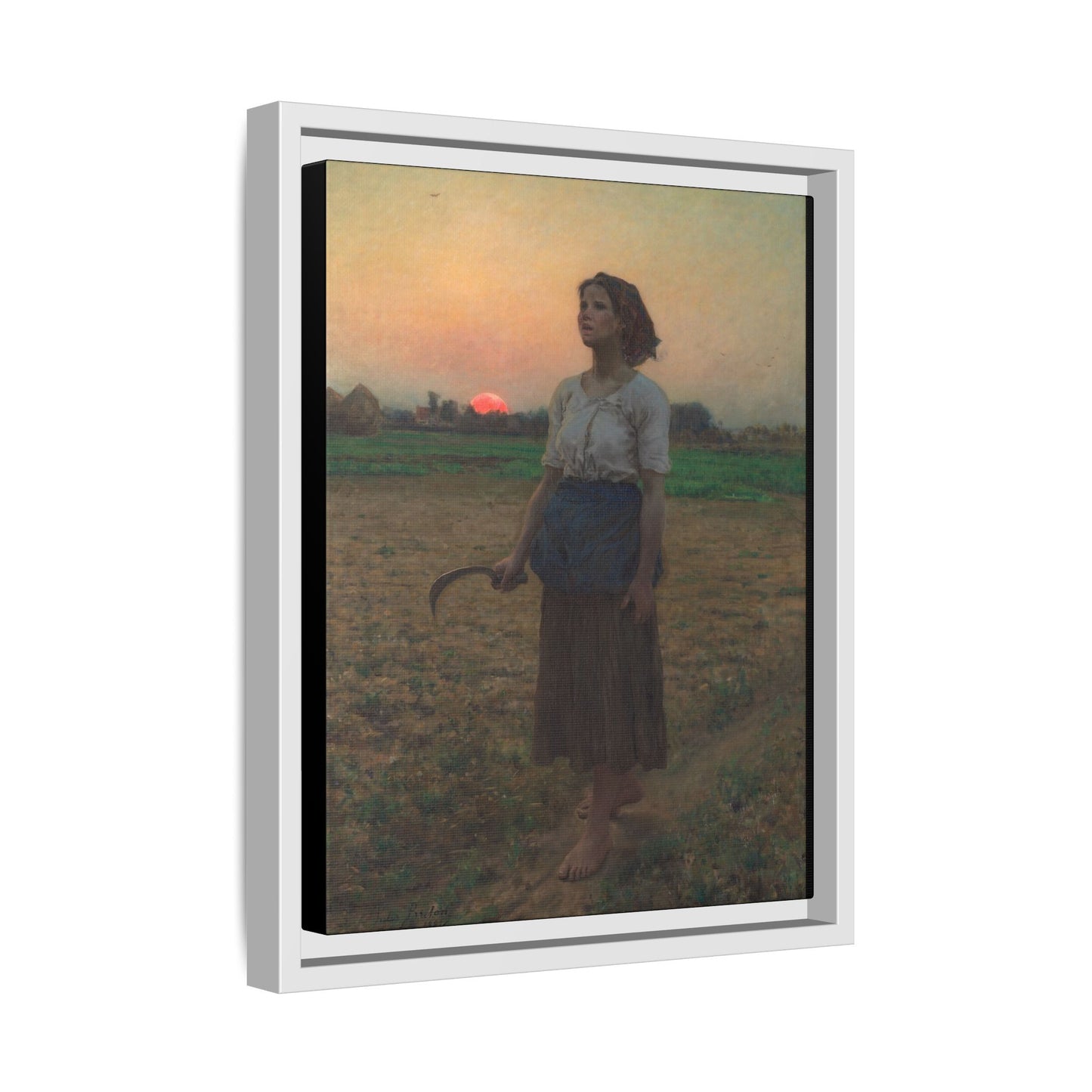 The song of the Lark 1886 - Jules Breton - Matte Canvas, Print (Multi-color)