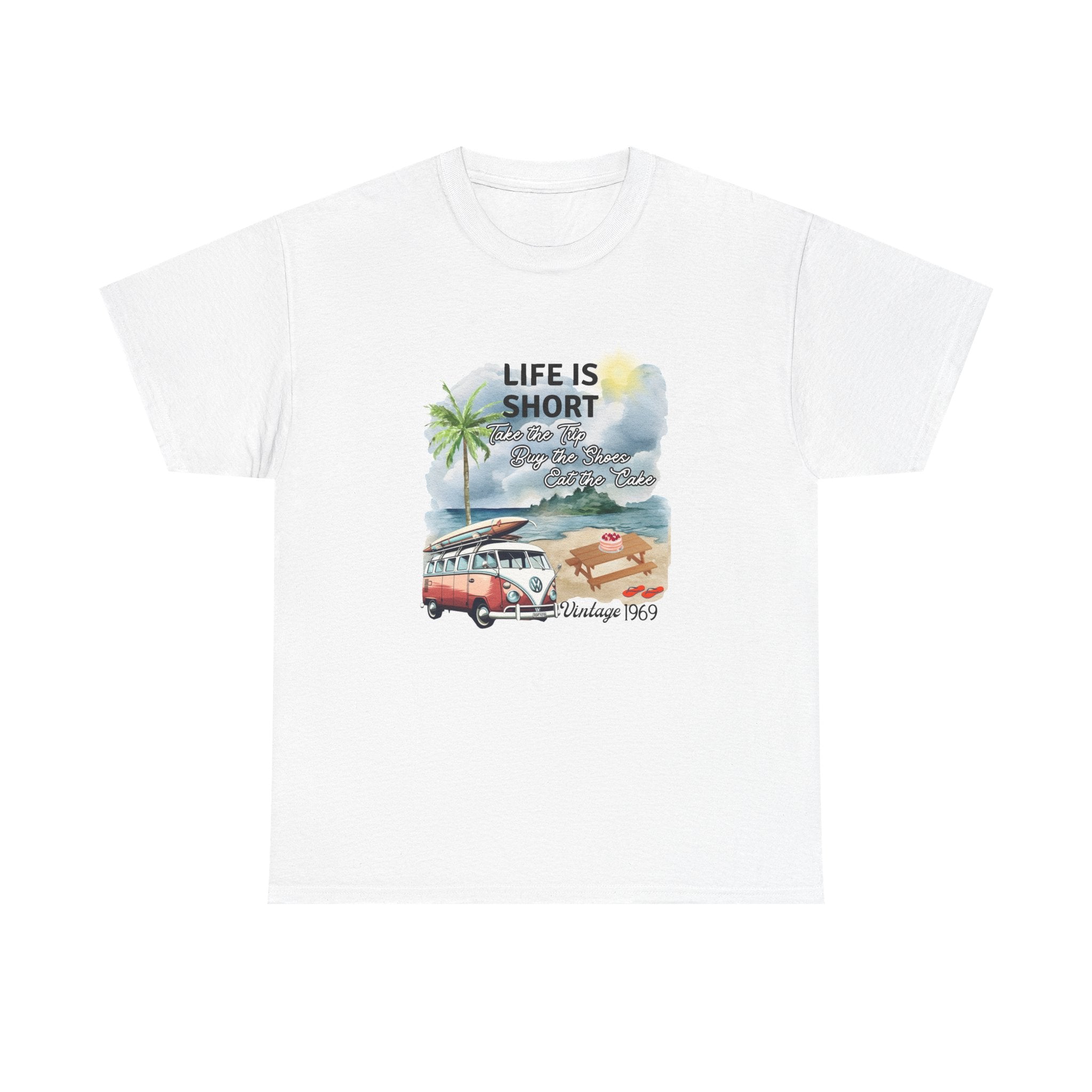 Life is Short - Unisex Heavy Cotton Tee