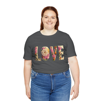 LOVE - Unisex Jersey Short Sleeve Tee - S-3XL