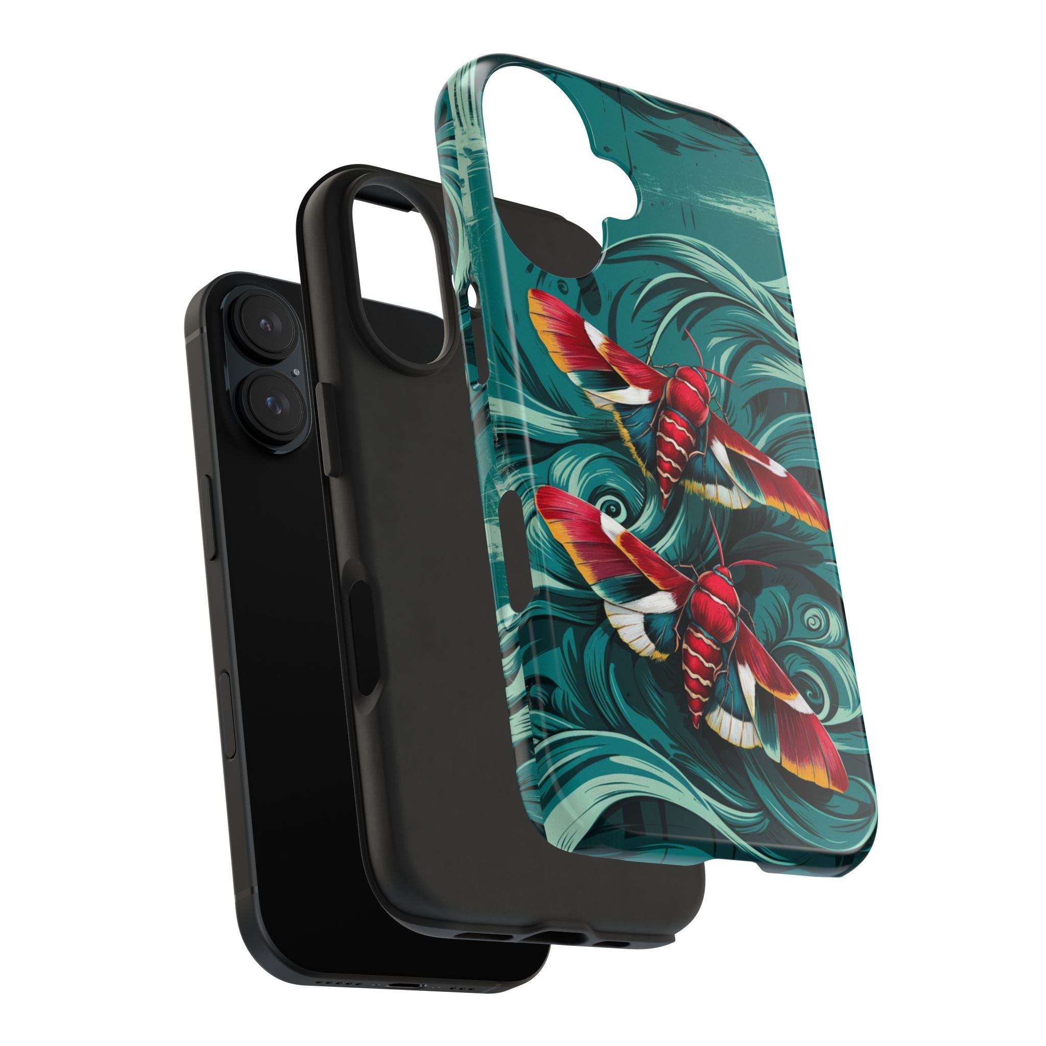 Asian Moth - Tough Case for iPhone 14, 15, 16 - Spruced Roost