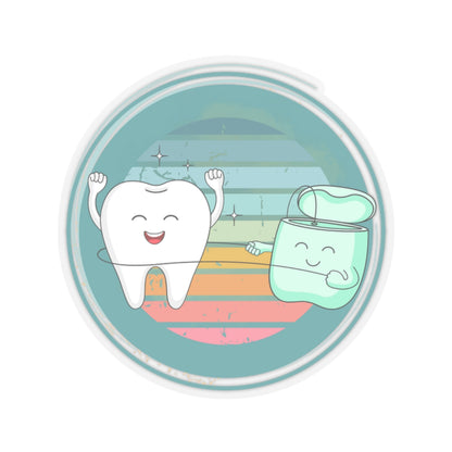 Dental Rodeo Lasso your tooth! Kiss-Cut Stickers