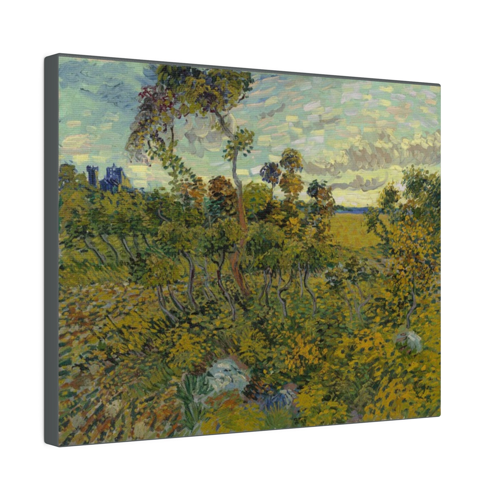 Sunset at Montmajour - Vincent van Gogh - Matte Canvas, Stretched, 0.75"