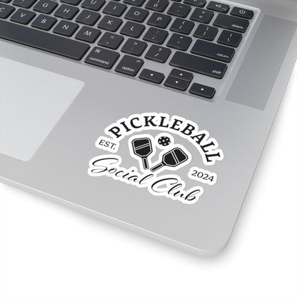 Pickleball Social Club Kiss-Cut Stickers