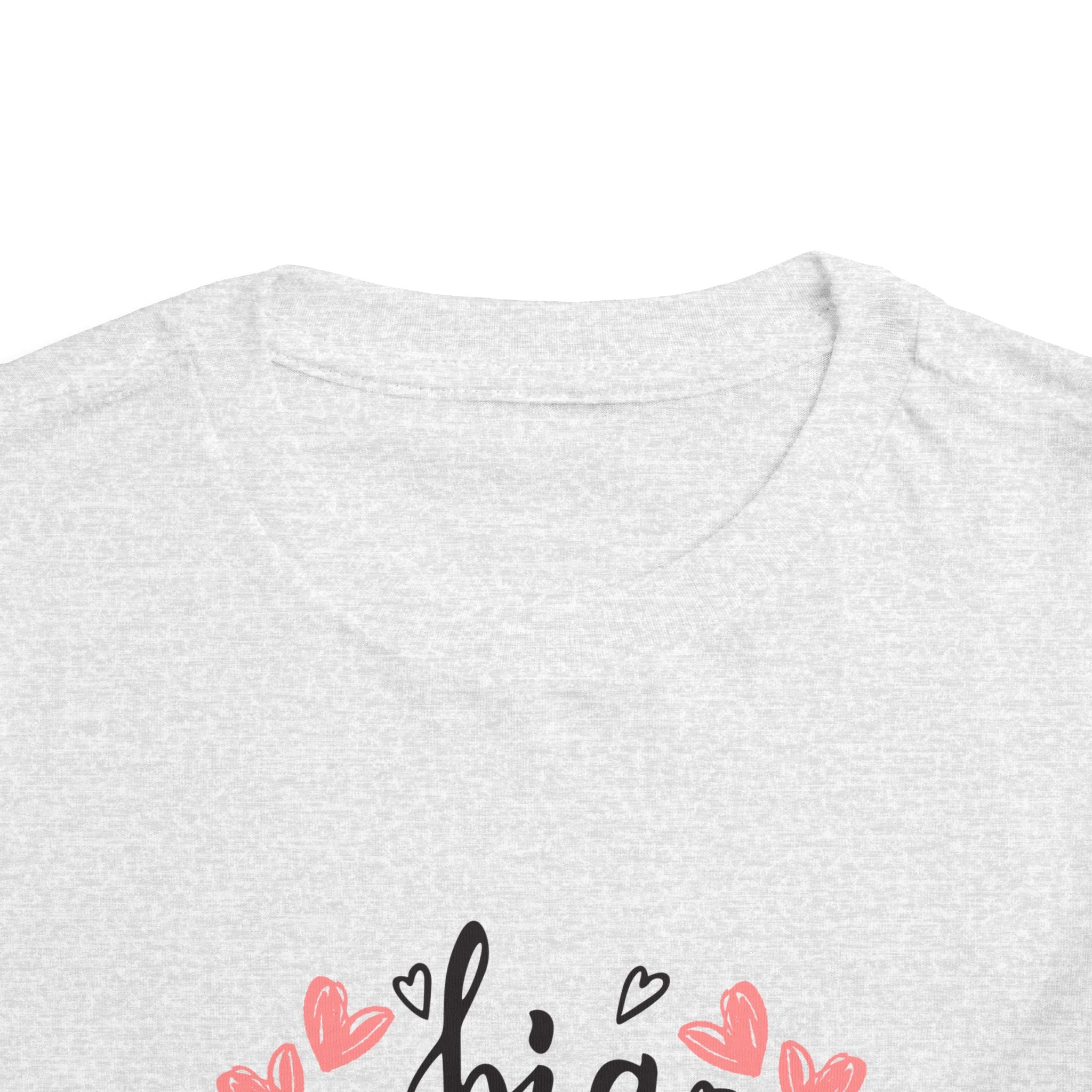 Big Sister Hearts - Toddler Tee with Heart Design