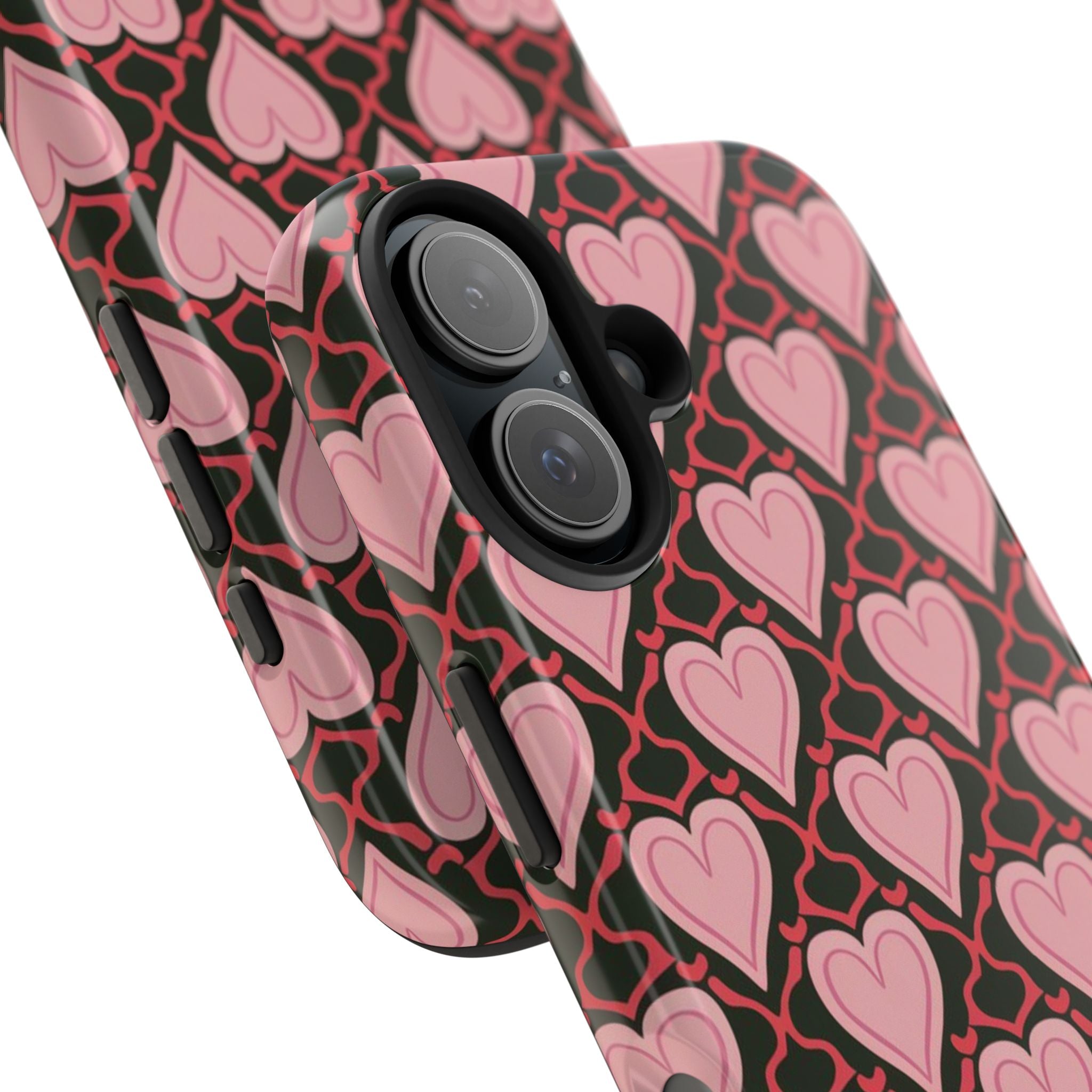 Trellis Hearted - Tough Case for iPhone 14, 15, 16 - Spruced Roost