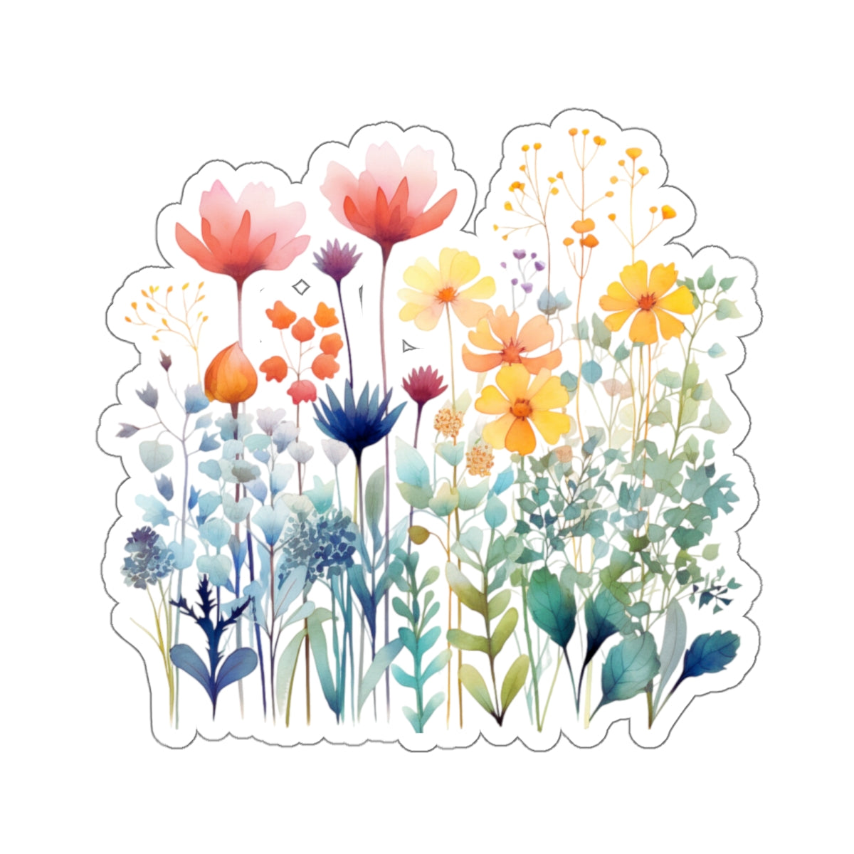 Wildflower Mountain - Kiss-Cut Stickers