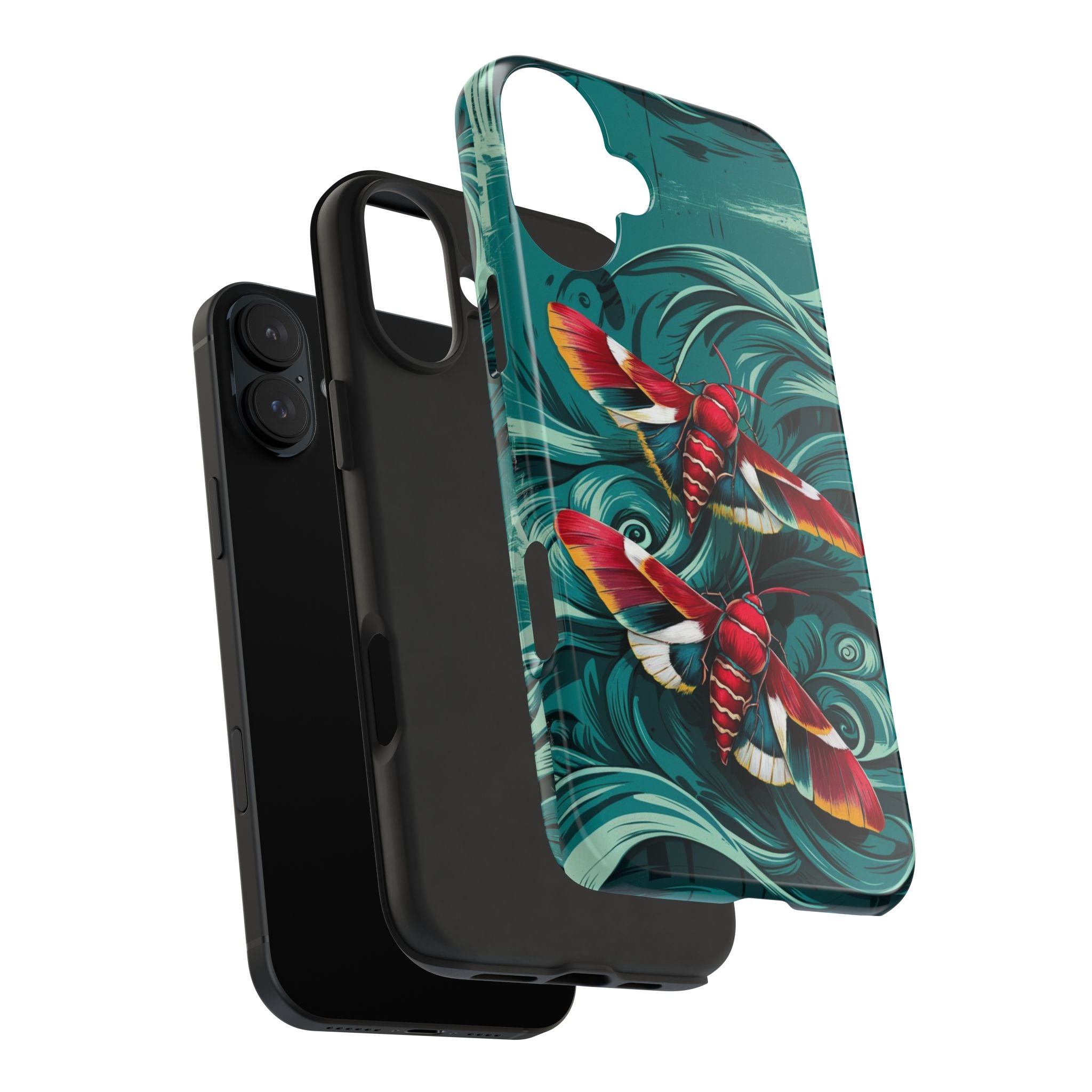 Asian Moth - Tough Case for iPhone 14, 15, 16 - Spruced Roost