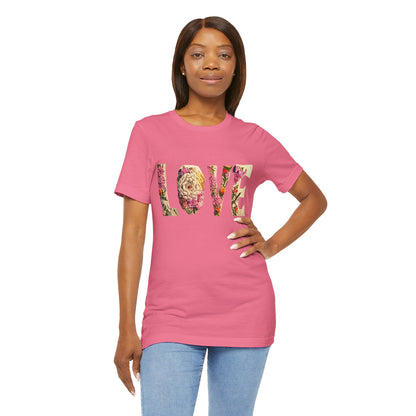 LOVE - Unisex Jersey Short Sleeve Tee - S-3XL