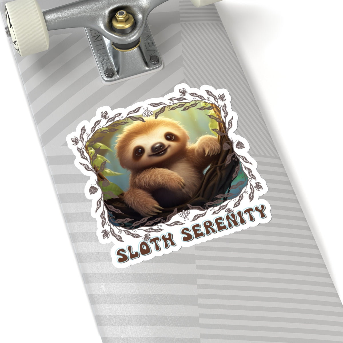 Sloth Serenity Kiss-Cut Stickers