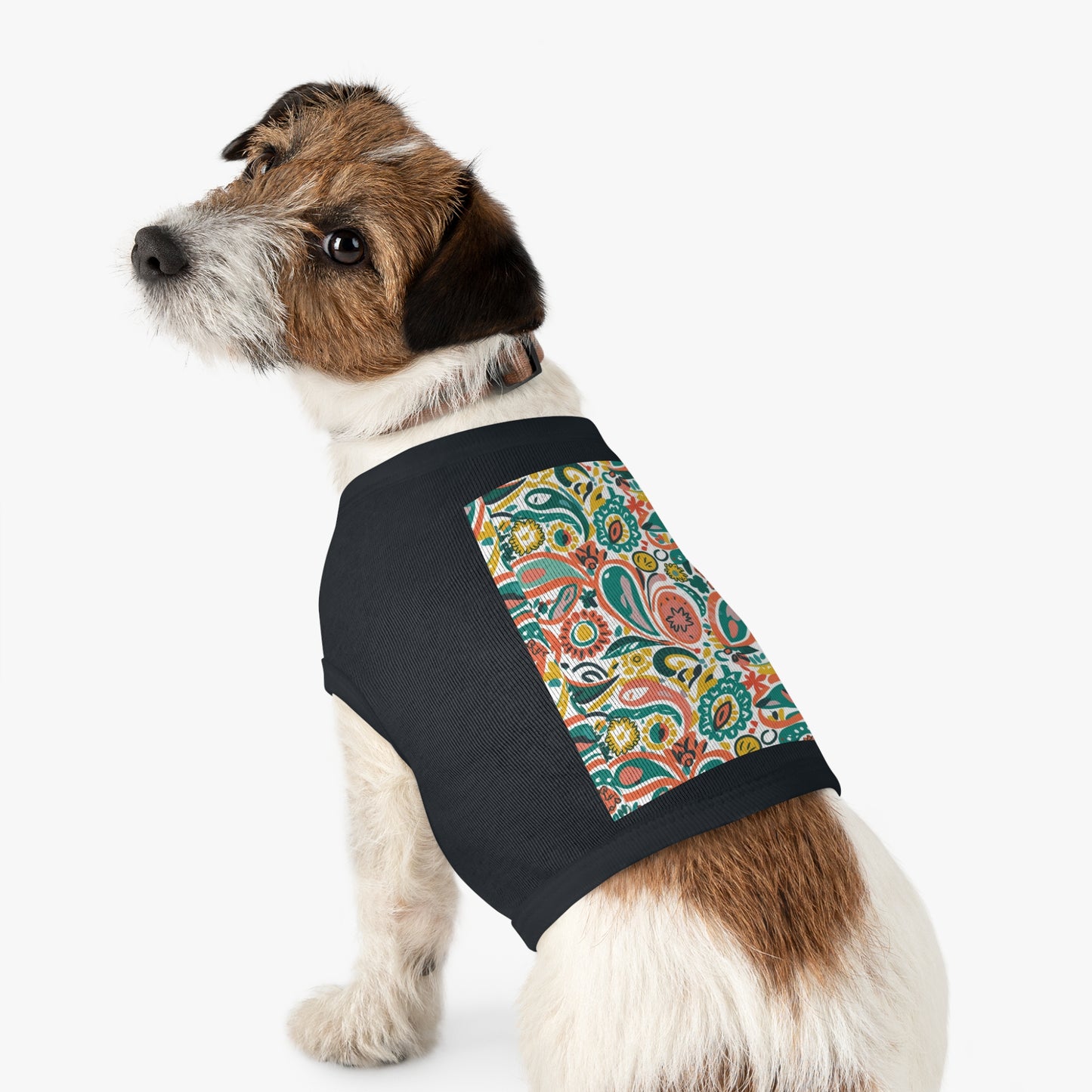 Paisley Persimmon - Pet Tank Top