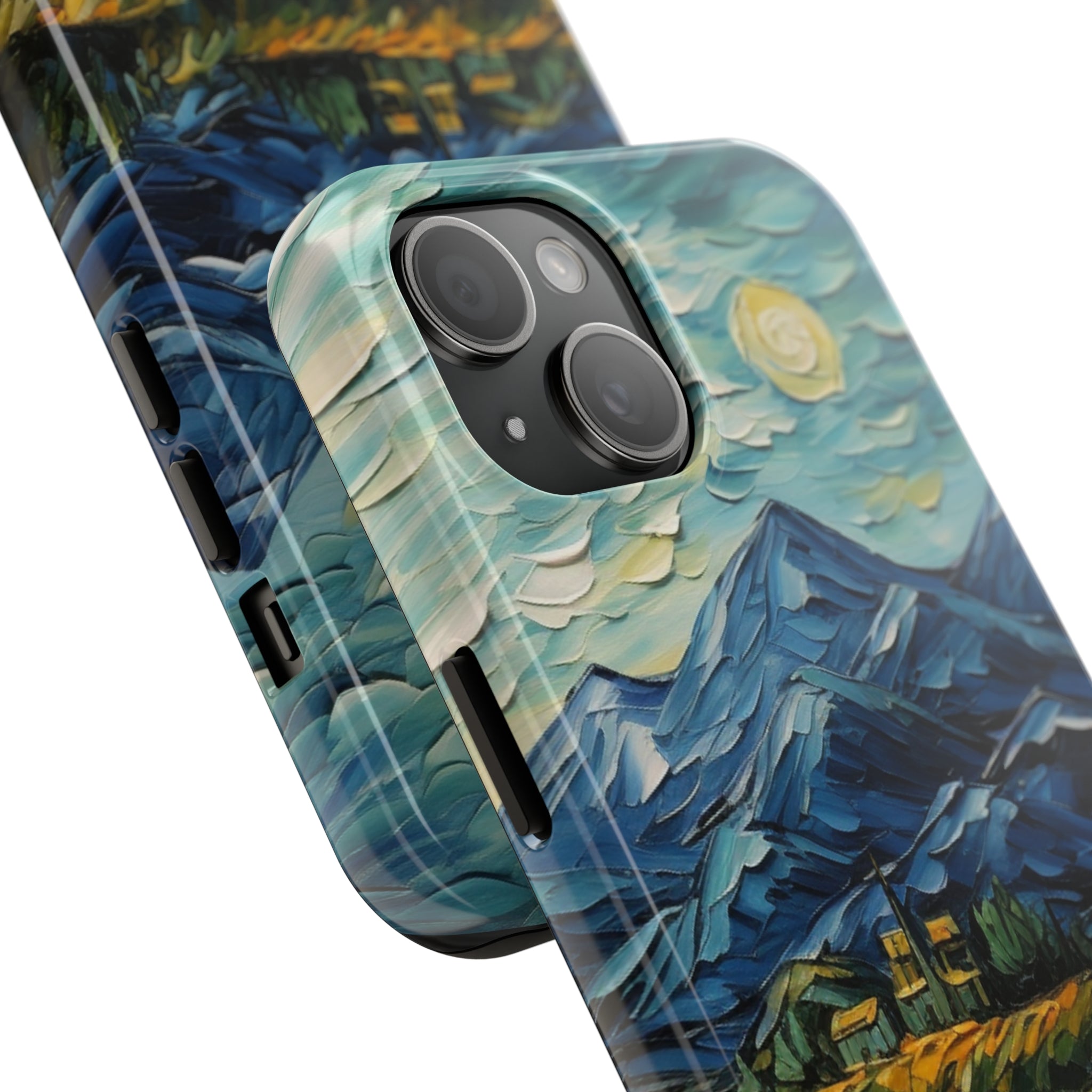 Moonlit Mountains - iPhone Tough Cases