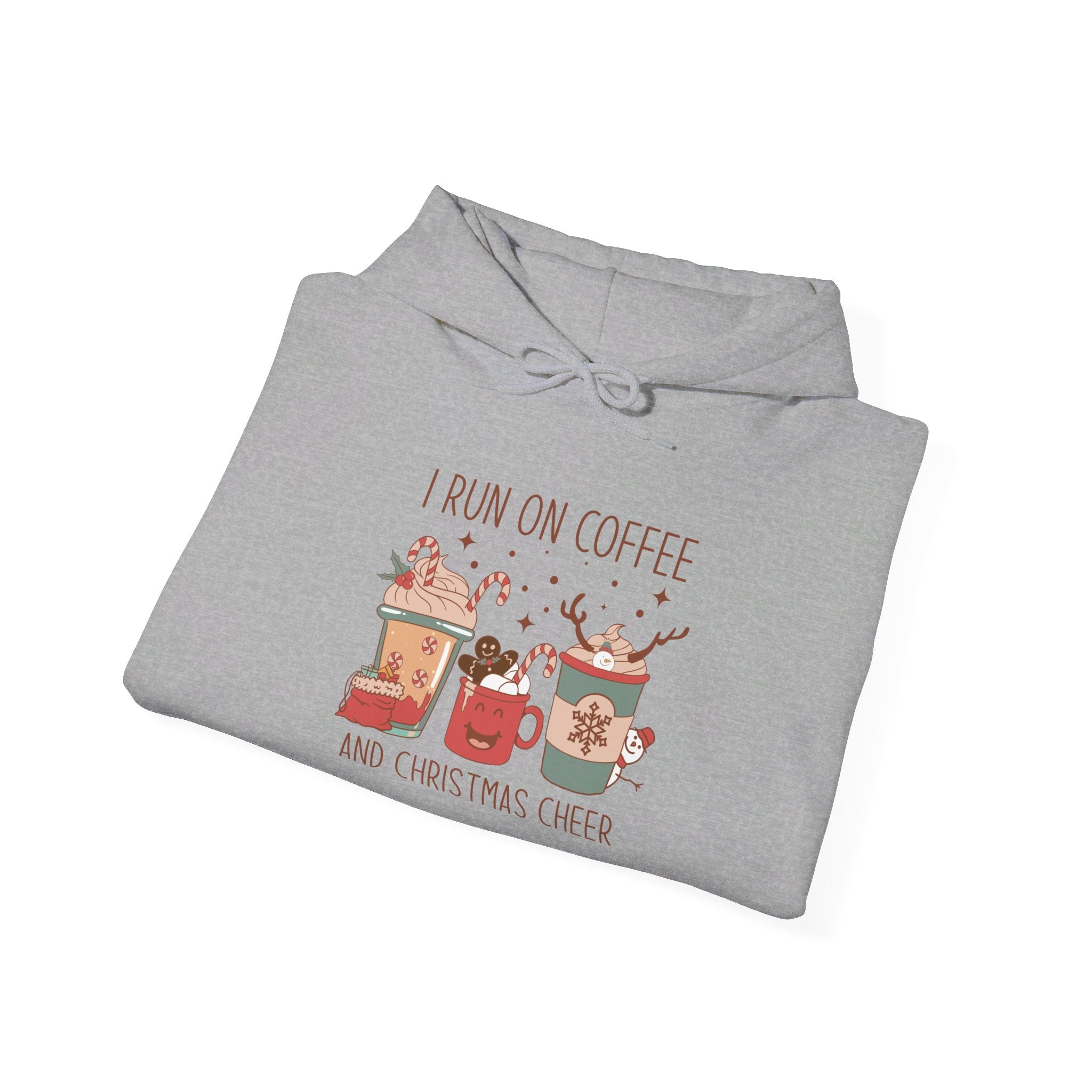 I run on Coffee - Unisex Heavy Blend™ Hooded Sweatshirt - Spruced Roost