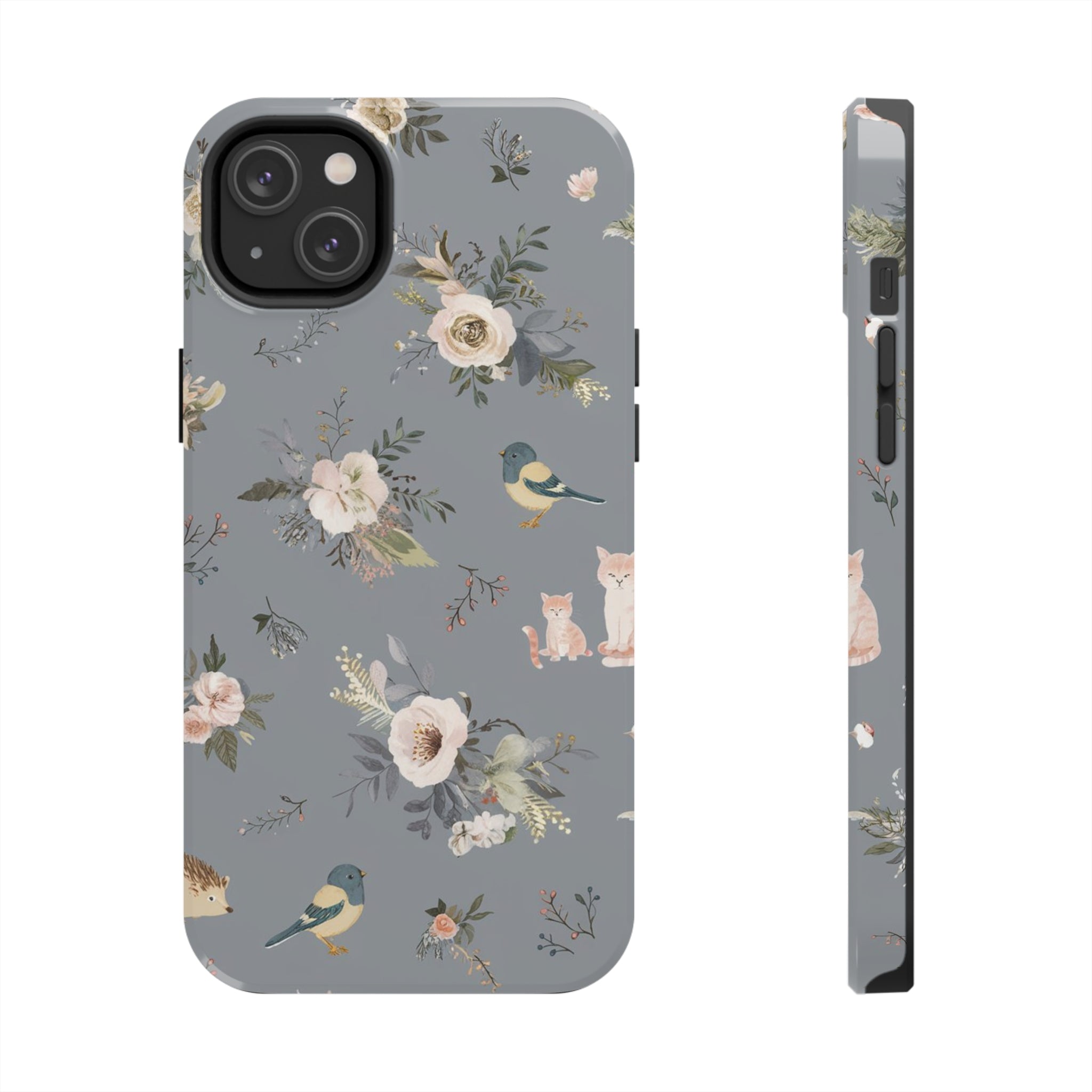 Cats and Birds - Tough Phone Cases
