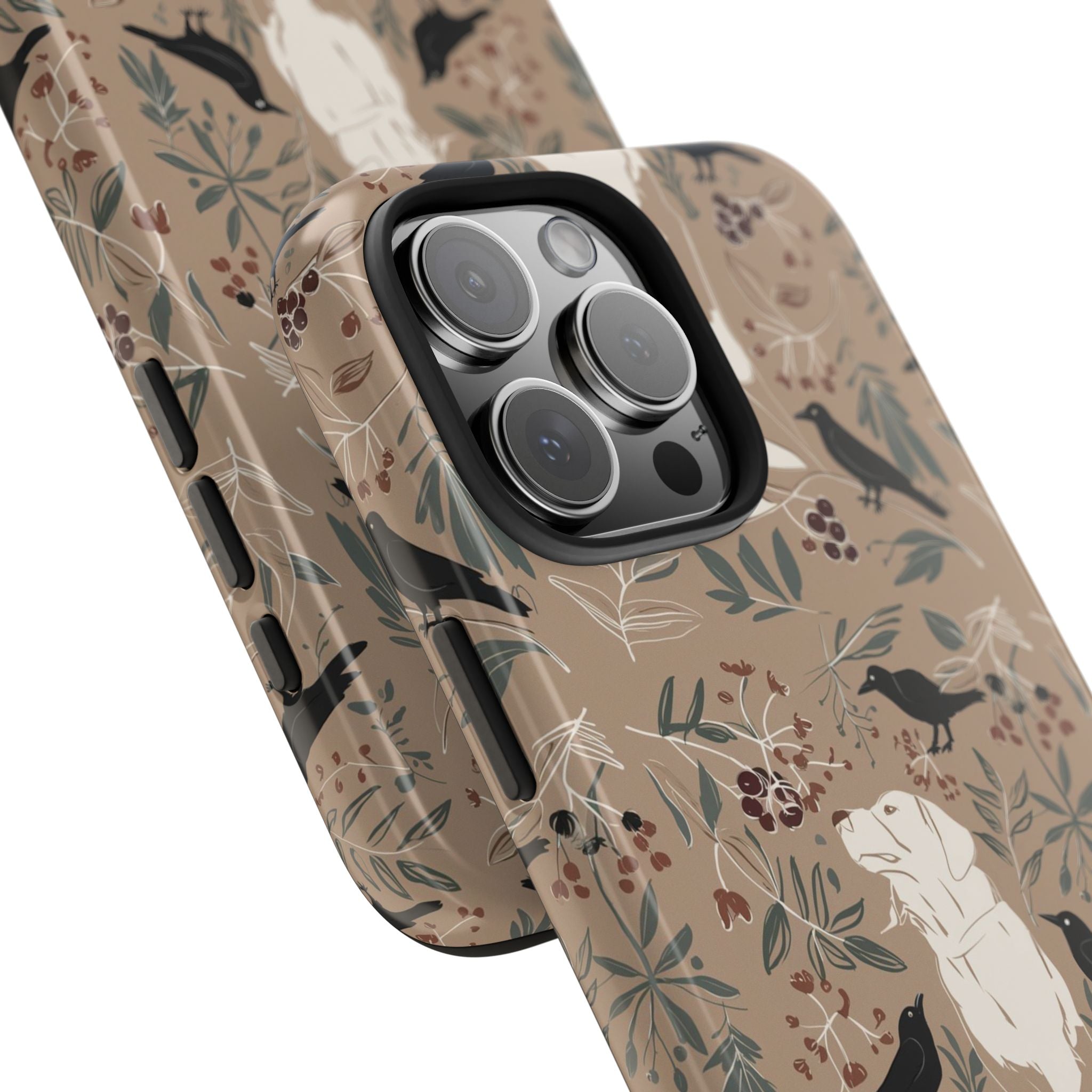 Nature's Dog Walk - Tough Case for iPhone 14, 15, 16 - Spruced Roost