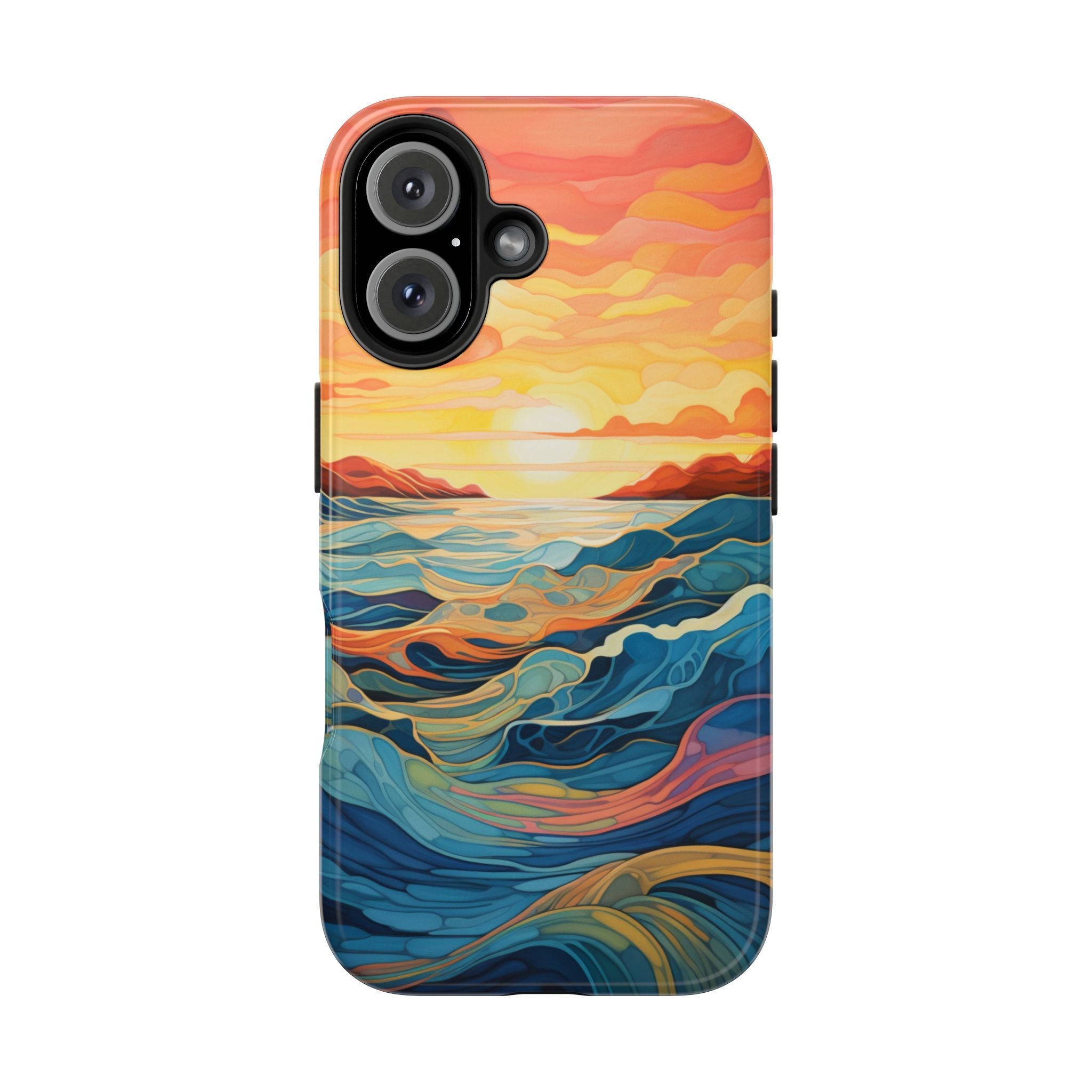 Sunset Swell - Tough Case for iPhone 14, 15, 16