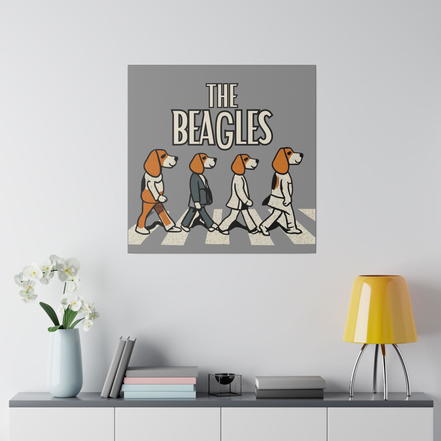 The Beagles - Matte Canvas, Stretched, 0.75"