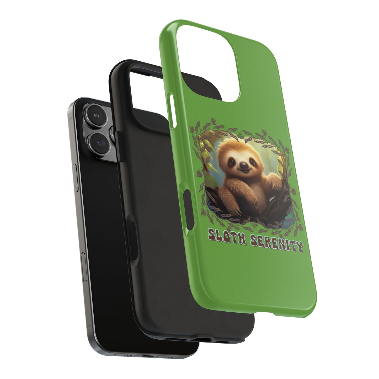 Sloth Serenity - Tough Case for iPhone 14, 15, 16