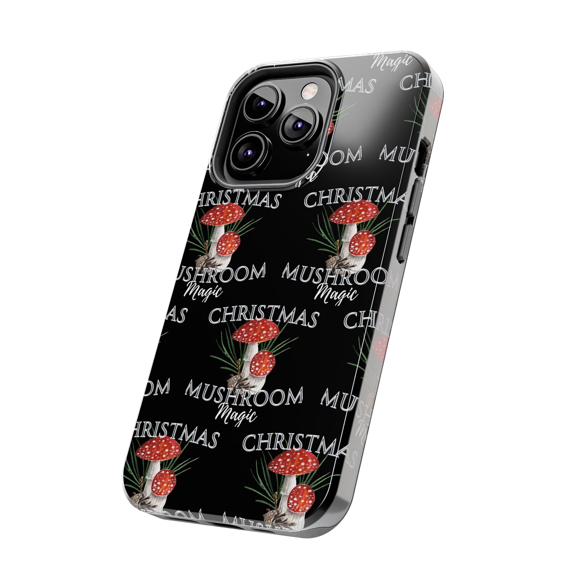 Merry Mushroom Christmas - Tough Phone Cases