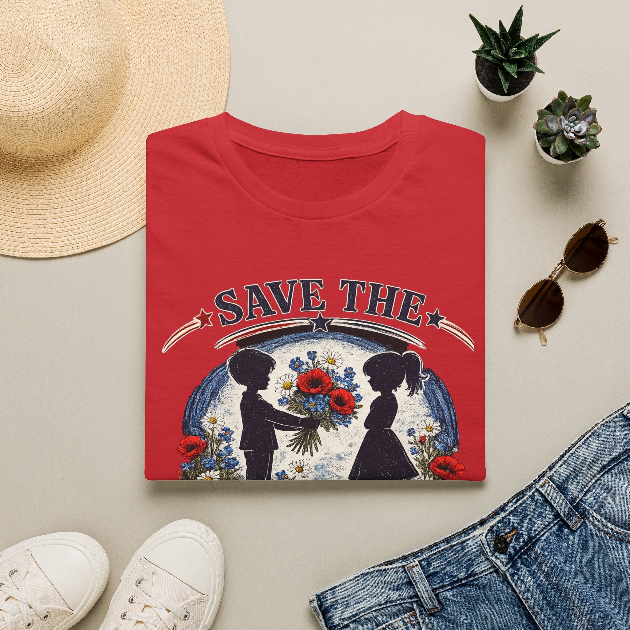 Save the Wildflowers T‑Shirt — Floral Conservation Tee
