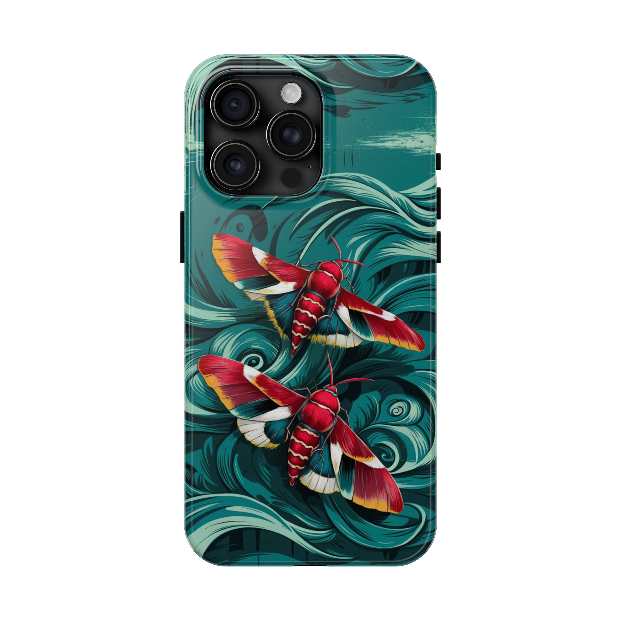 Asian Moth - Tough Case for iPhone 14, 15, 16 - Spruced Roost