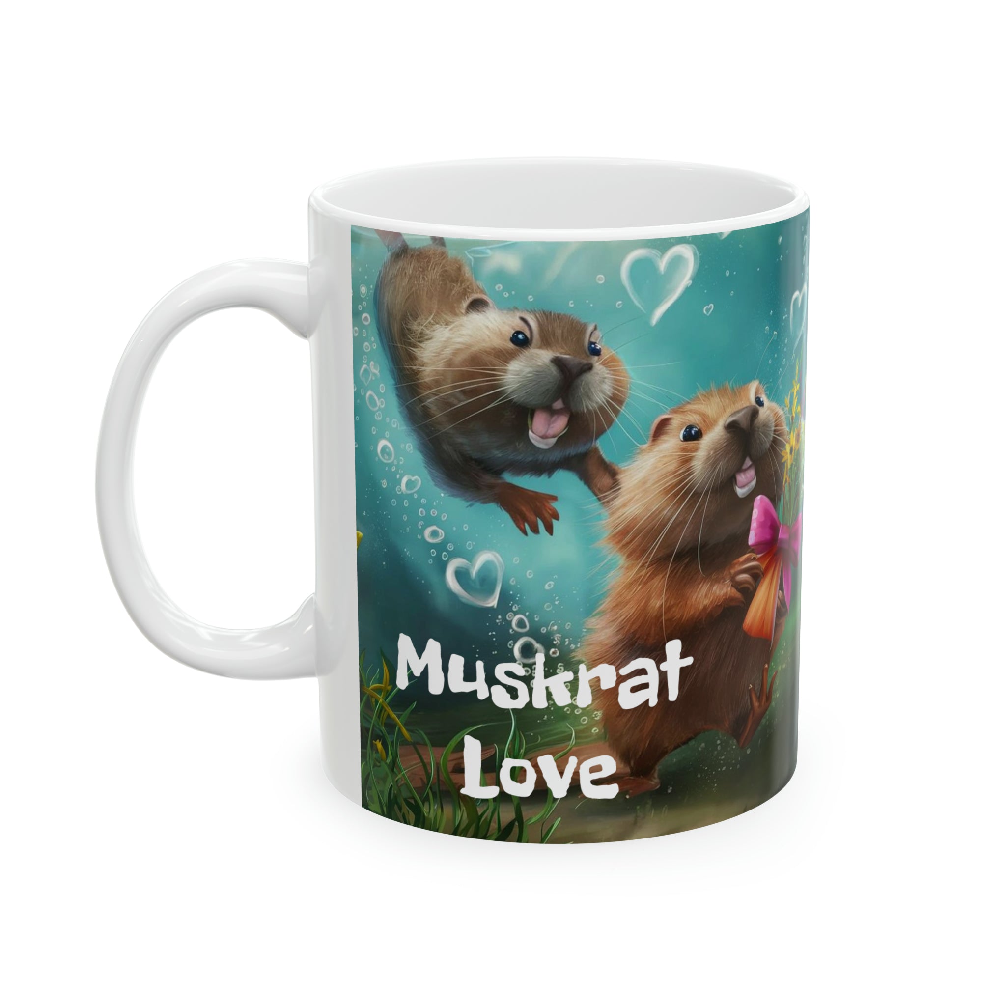 Muskrat Love - Ceramic Mug, 11oz