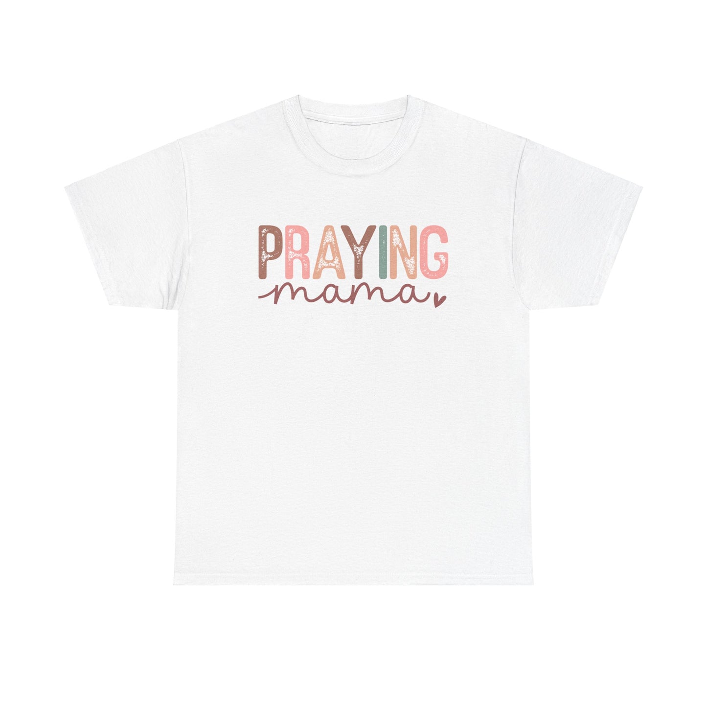 Praying Mama Colorful Unisex Heavy Cotton Tee