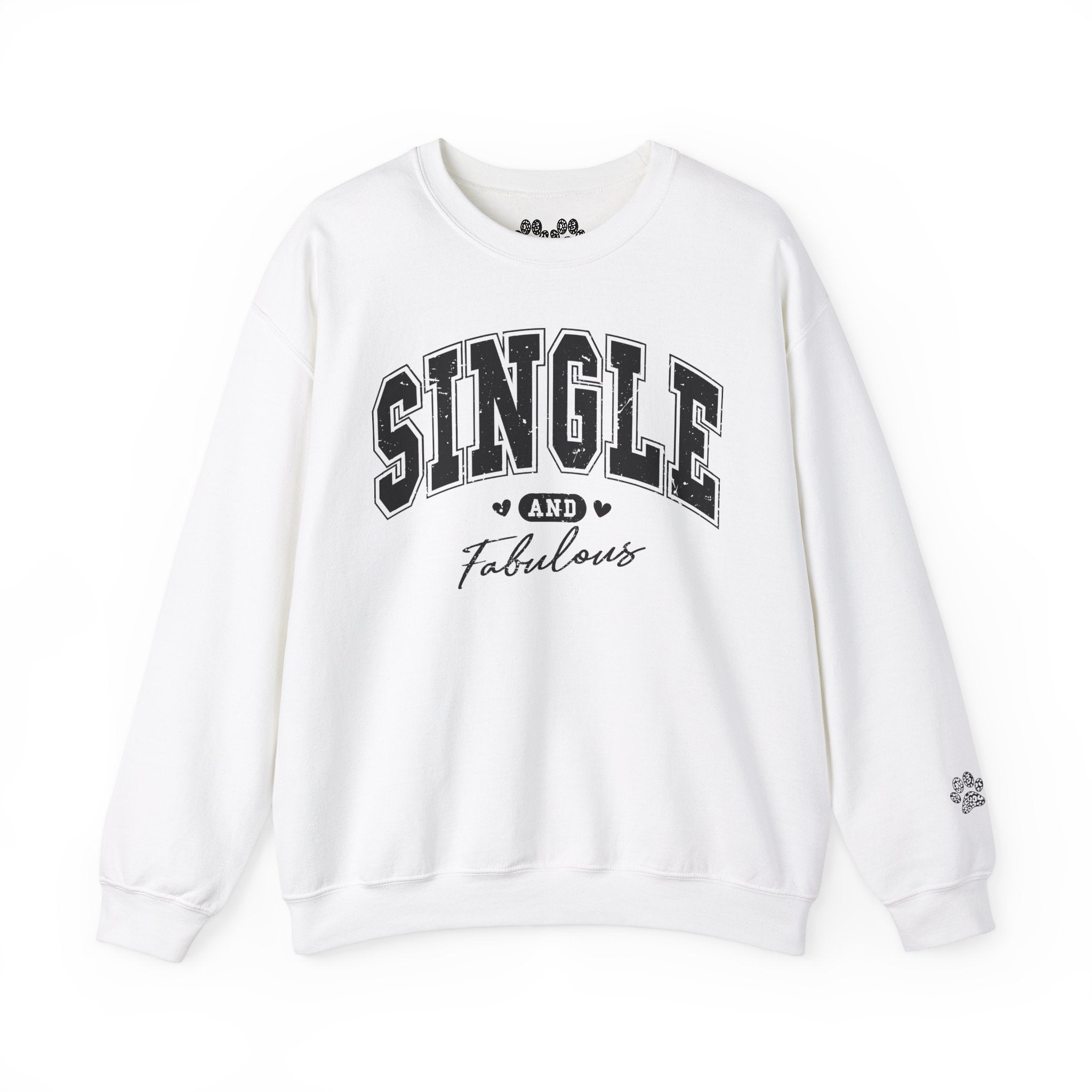 Single and Fabulous - Women's Heavy Blend™ Crewneck Sweatshirt