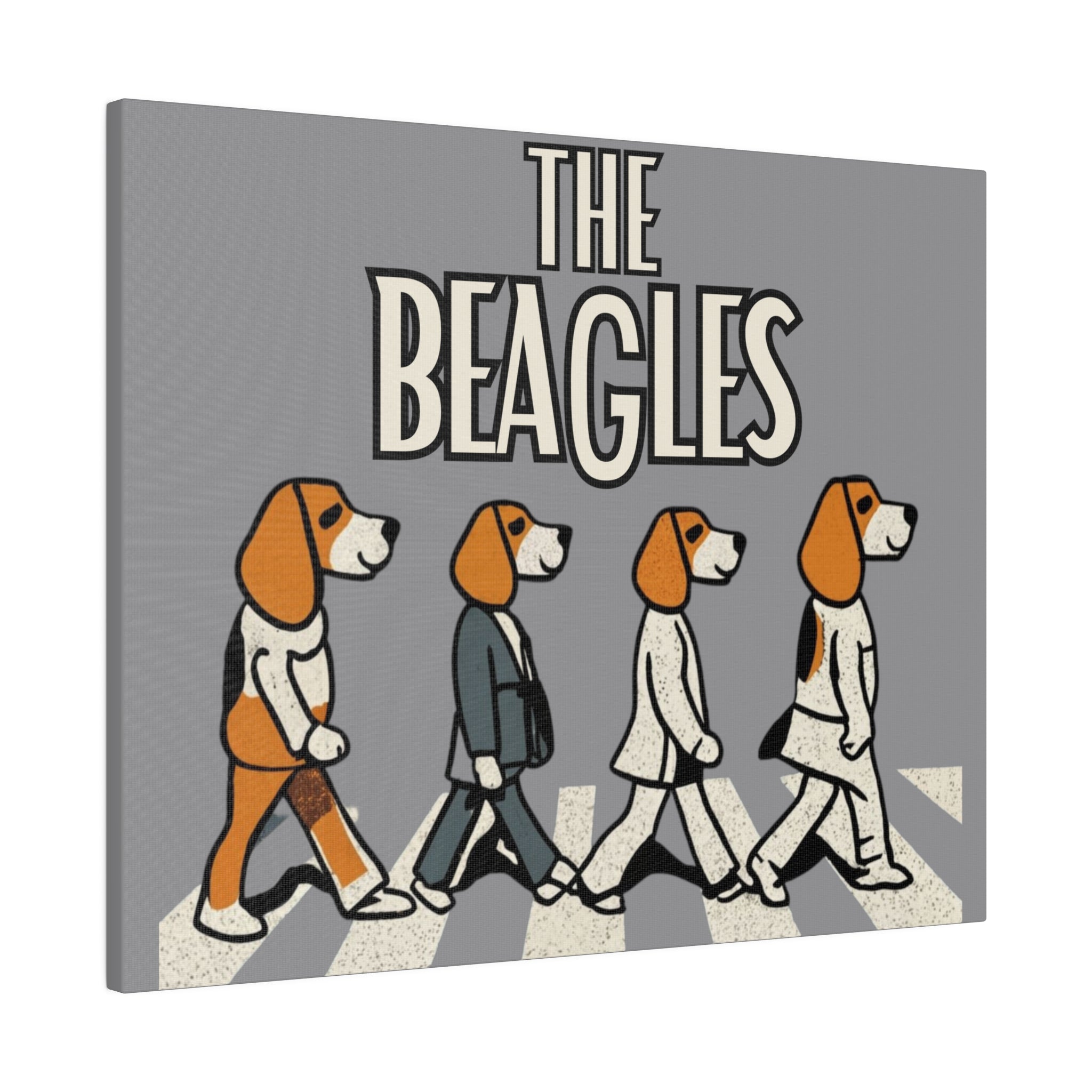 The Beagles - Matte Canvas, Stretched, 0.75"