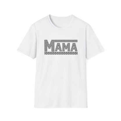 Mama Checkered Unisex Softstyle T-Shirt